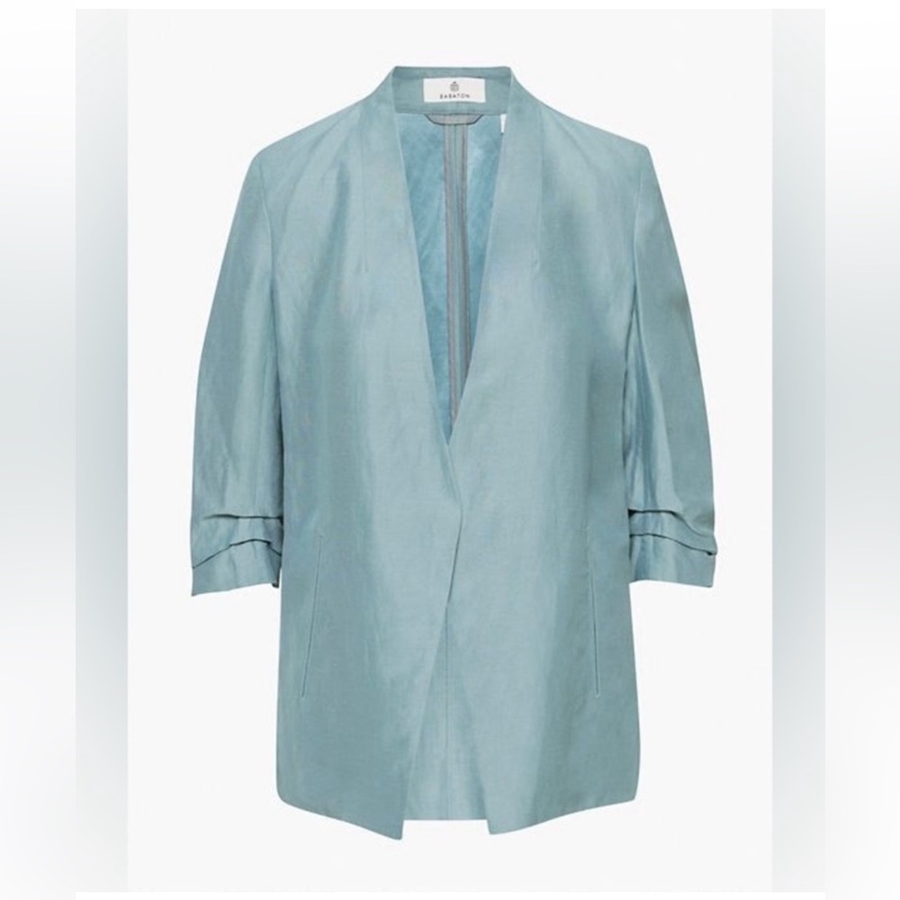 Aritzia Babaton Power Blazer in Slab Blue